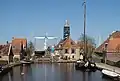 Lock with the wooden drawbridge and the lockkeeper's house