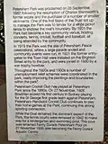 Historical information sign