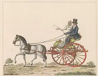 c. 1825 print depicting a sjees
