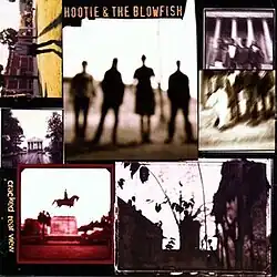 A collage of blurred photographs forms the album cover