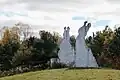 Horse statues found among the Screaming Heads