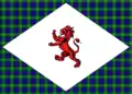 Flag of Clan Sutherland (1951), preserved in Royal Museums Greenwich.