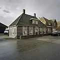 Wooden dike house