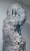 One of the Reaching Jaguar sculptures at The Mariners Museum in Newport News, Virginia