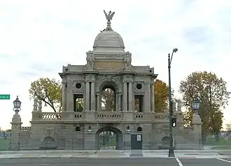 Hurlbut Memorial Gate, Detroit, Michigan, USA