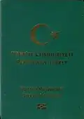 2nd generation biometric Turkish special passport (Hususi Pasaport) (2018-2022)