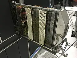 Wire wrapped backplane the same 1401 card cage
