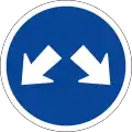 Pass either side
