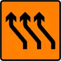 WK 014A Move to Left (Three Lanes)
