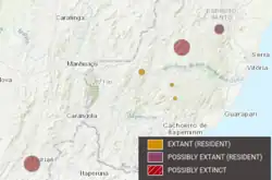 Map of range