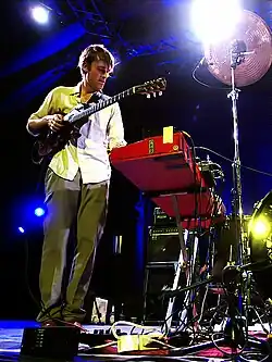 Ian Williams at the 2008 Moers Festival