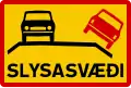 Area with higher accident risk[8]