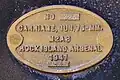 The identification plaque of a M2A3 carriage