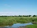 View of Ikla from the north pier of Ainaži, Latvia