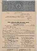 Indemnity note 1932- Issac Henriques De Castro