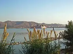The palace amidst the lake, as seen in November 2007
