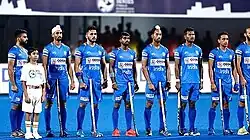 Indian field hockey team in 2010s.