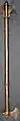 Indian (Deccan) tabar-shishpar, an extremely rare combination tabar axe and shishpar eight-flanged mace, steel with hollow shaft, 21.75&nbsp;in (552&nbsp;mm), 17th to 18th century