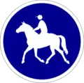 Equestrians only