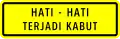 Warning sign (Fog)