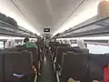Interior of CR300BF first class
