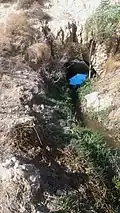 A contemporary water canal dug by farmers.