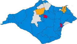 2005 results map