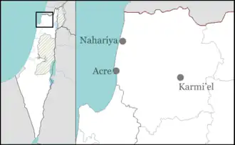 Hararit is located in Northwest Israel