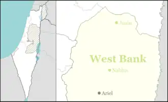 Mehola is located in the Northern West Bank