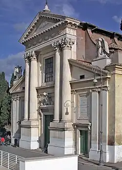 Façade of San Rocco all'Augusteo, Rome