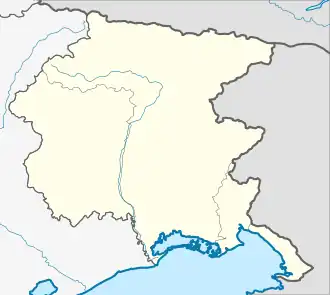 Pontebba is located in Friuli-Venezia Giulia