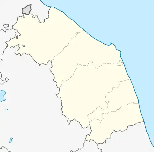 Castignano is located in Marche