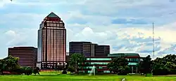 Hamilton Lakes business district in Itasca, IL