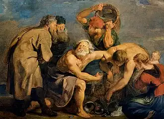 The Miraculous Draught of Fishes by Jacob Jordaens, c. 1618–1620