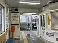 Ticket gates in July, 2022