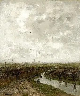 Jacob Maris: Gardens near The Hague