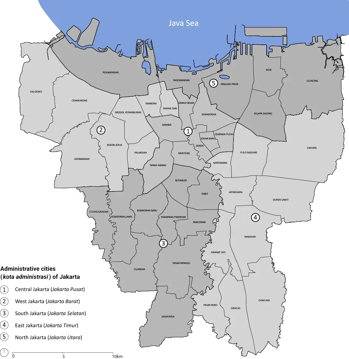 2016 Jakarta attacks is located in Jakarta