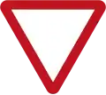 R1 Give way (without inscription)