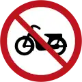 R13 No mopeds