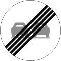 R31 End of the overtaking prohibition