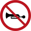 R34-1 Use of audible warning devices prohibited