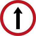 R35-3 Proceed straight ahead