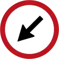 R36-1 Keep left