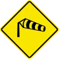 W17-1 Strong crosswinds from the left