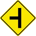 W24-2 3-leg intersection to the left