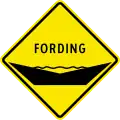W6-3-1 Ford. The inscription "FORDING" is optional.