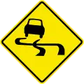 W7 Slippery road