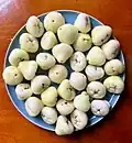 Pale greenish-white variety of fruit in Dhaka