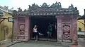 Entrance to the bridge