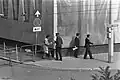Members of the Japanese embassy attempting to contact the terrorists